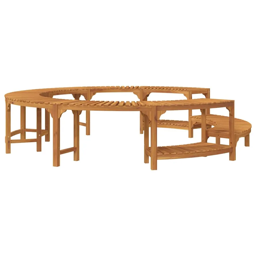 Entourage de bain à remous Marron Ø275 x 55,5 cm - 7