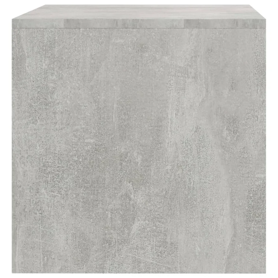Meuble TV Gris béton 80x40x40 cm Bois d'ingénierie - 5