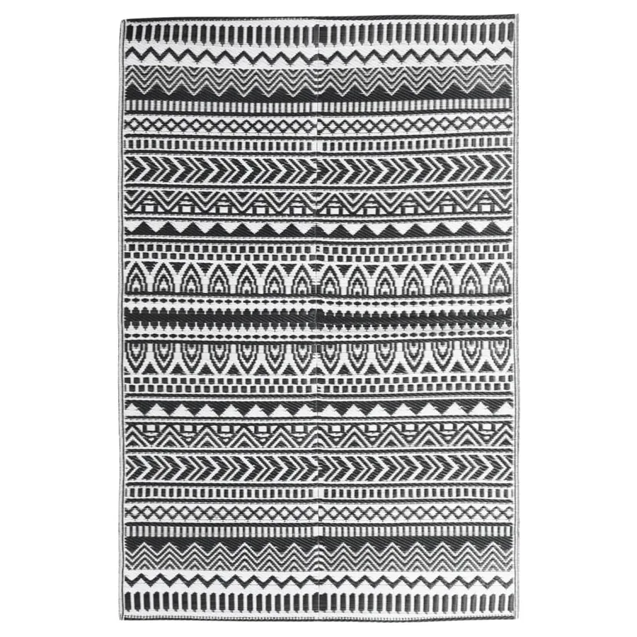 Tapis d'extérieur ARAKIL Noir 190x290 cm PP - 2