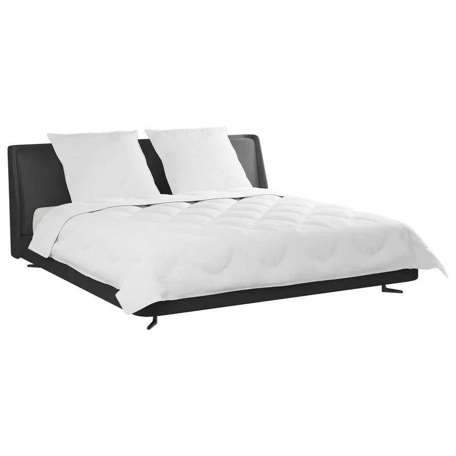 Duvet toutes saisons avec oreiller 3 pcs Blanc Microfibre - 3