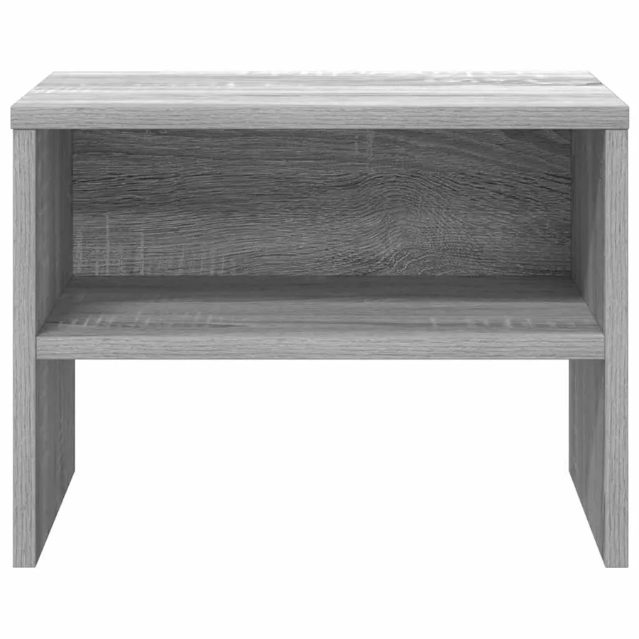 Table de chevet Sonoma gris 40x30x30 cm Bois d'ingénierie - 5