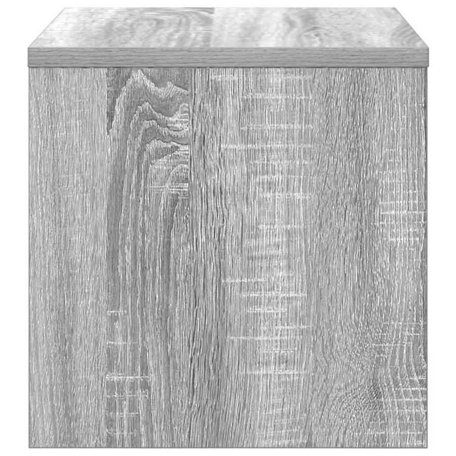 Table de chevet Sonoma gris 40x30x30 cm Bois d'ingénierie - 6