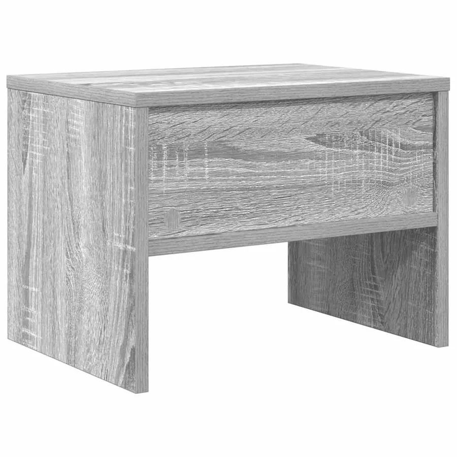 Table de chevet Sonoma gris 40x30x30 cm Bois d'ingénierie - 7