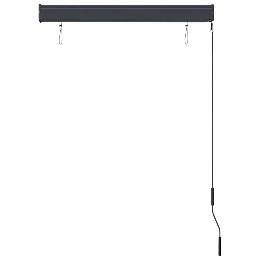 Store roulant d'extérieur 100x250 cm Blanc et orange - 6