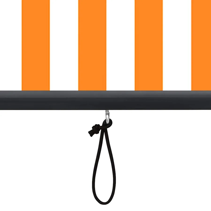 Store roulant d'extérieur 100x250 cm Blanc et orange - 8