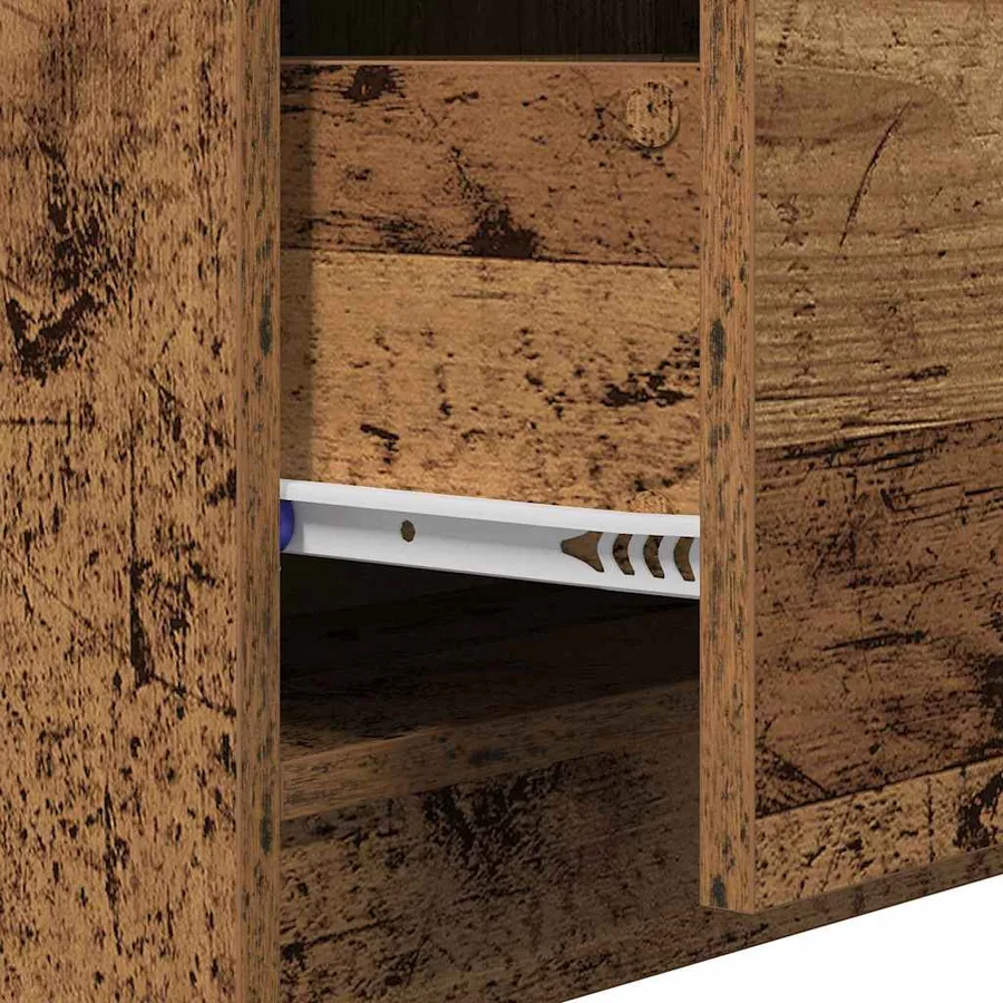 Cabinet de salle de bain avec porte Bois Ancien 40 x 37 x 59 cm - 12