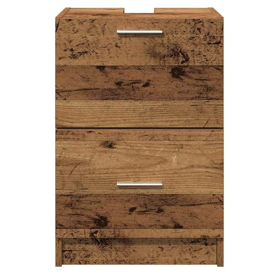 Cabinet de salle de bain avec porte Bois Ancien 40 x 37 x 59 cm - 6