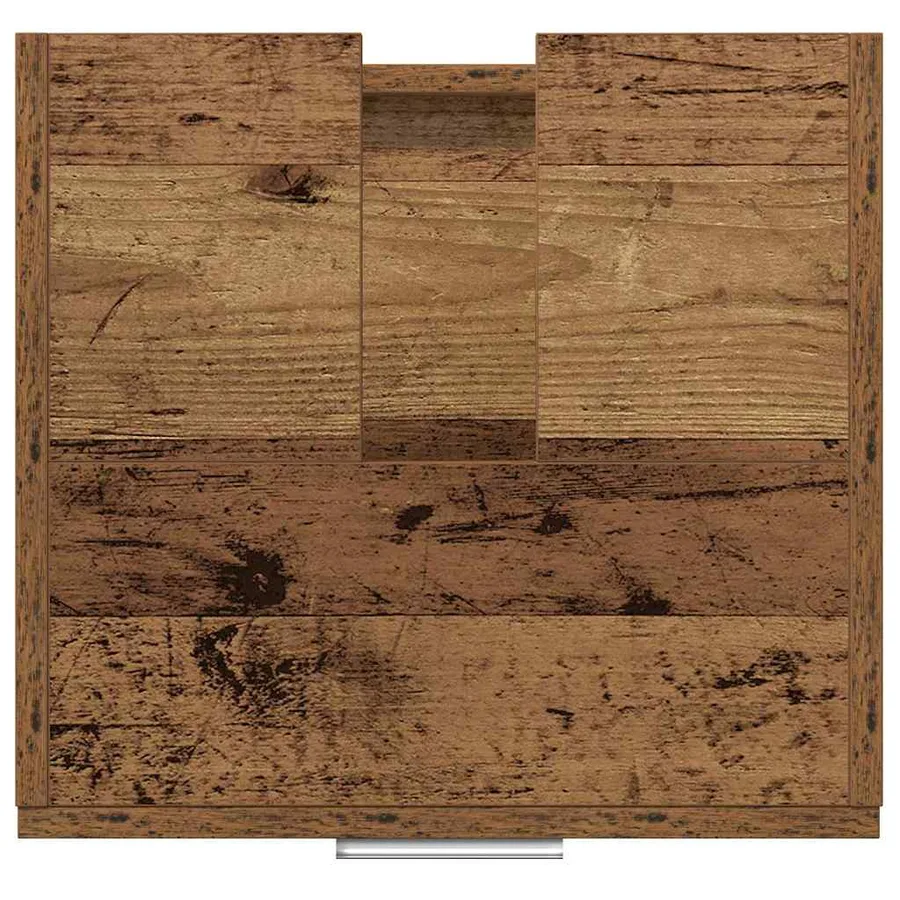 Cabinet de salle de bain avec porte Bois Ancien 40 x 37 x 59 cm - 9