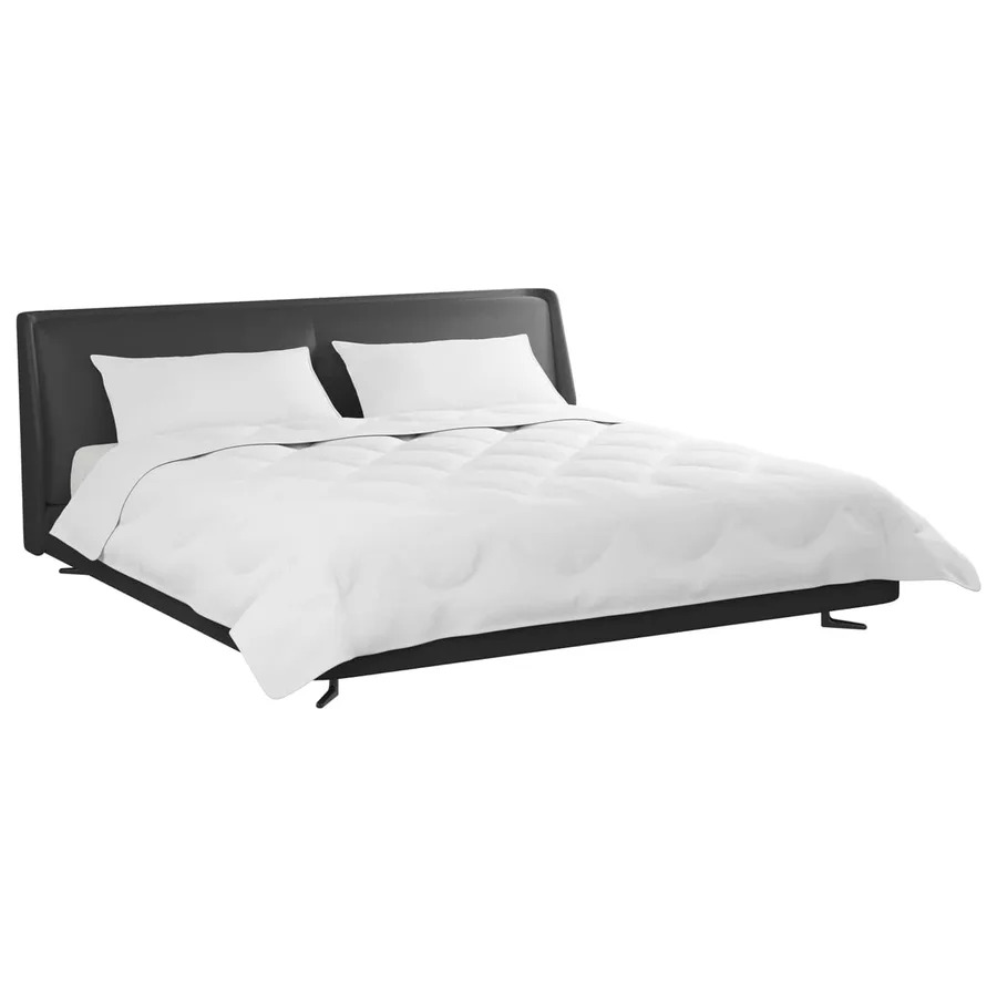 Couette avec oreiller 3 pcs Blanc Microfibre - 3
