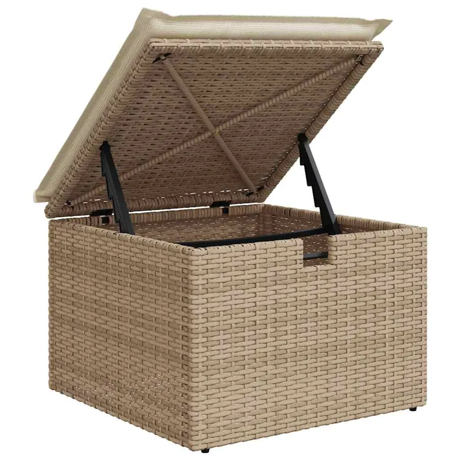 Ensemble de Canapés avec coussin 7 pcs polyrotin - 12