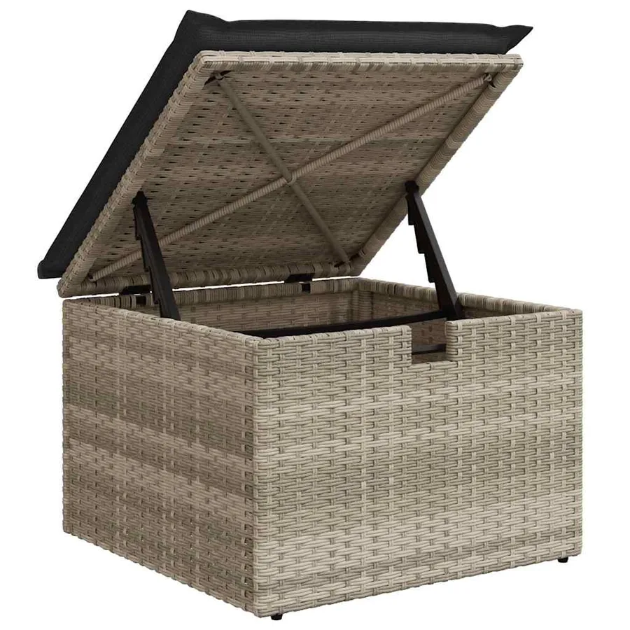 Ensemble de Canapés avec coussin 8 pcs polyrotin - 12