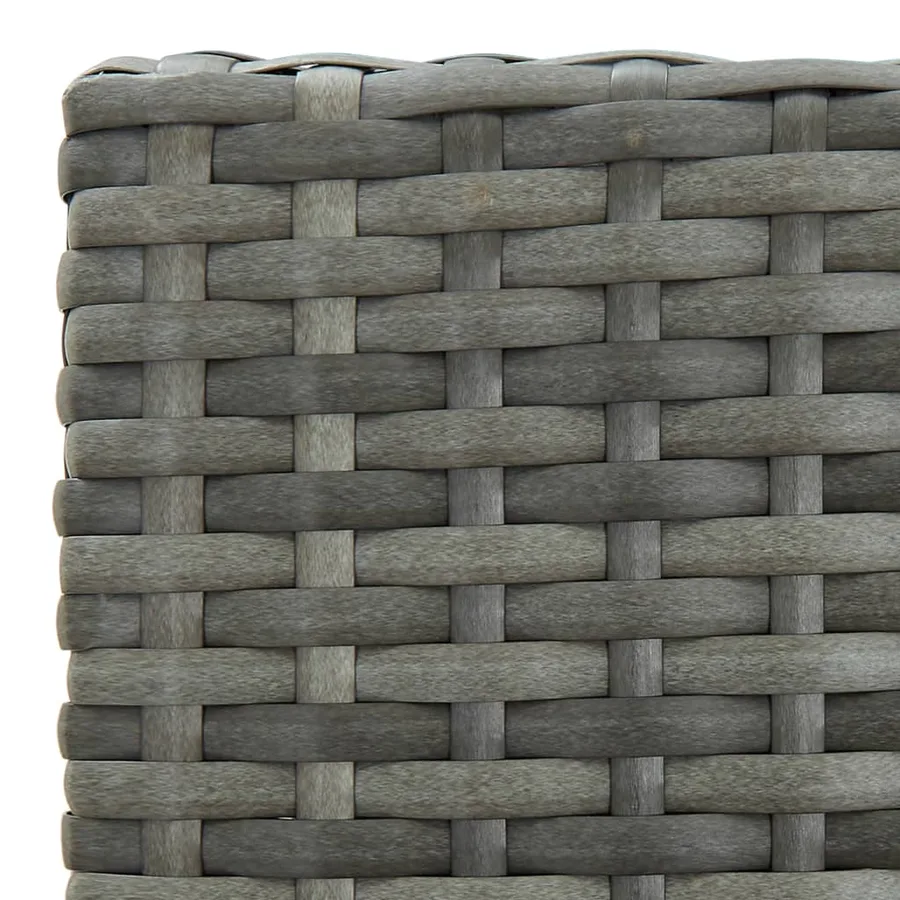 Ensemble de bar de jardin 7 pcs avec coussins Gris - 10