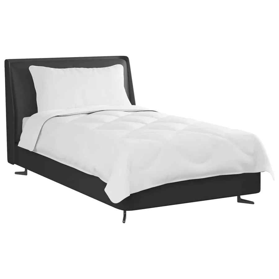 Couette avec oreiller 2 pcs Blanc Microfibre - 3