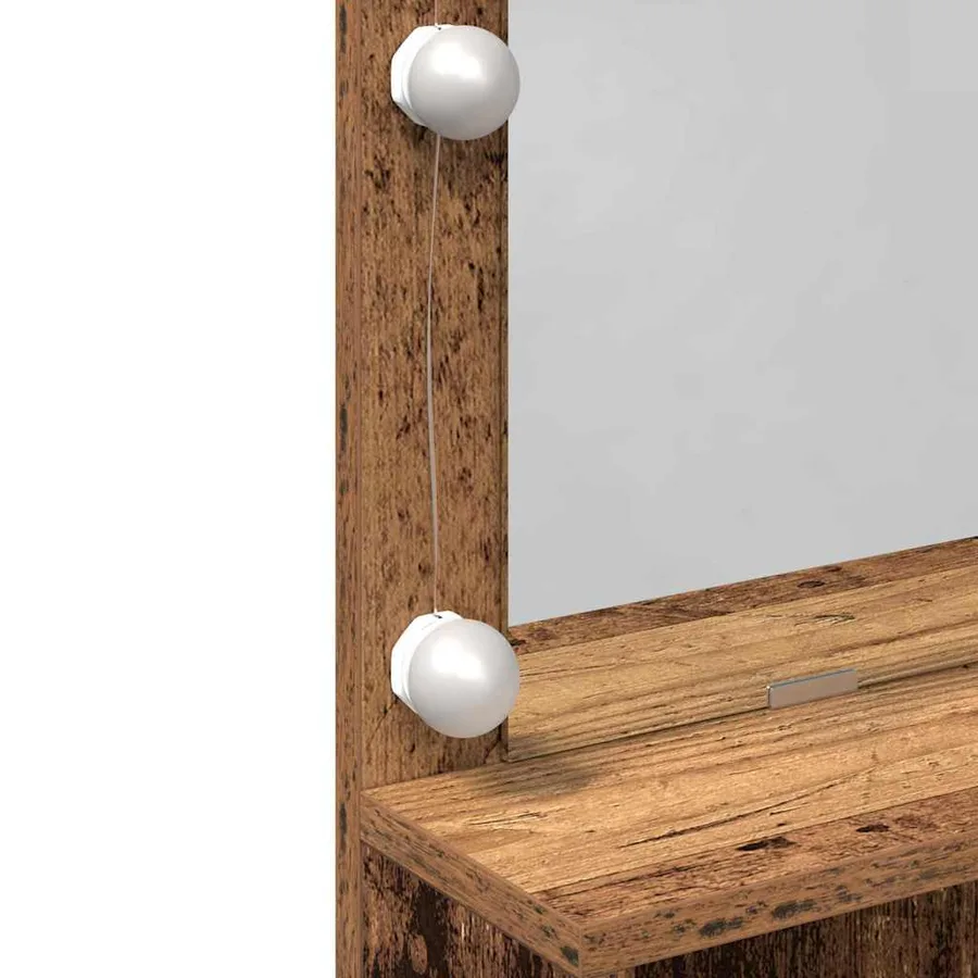 Table de Toilette avec tiroir Bois ancien 80 x 41 x 134,5 cm - 11