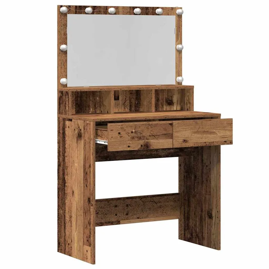 Table de Toilette avec tiroir Bois ancien 80 x 41 x 134,5 cm - 6