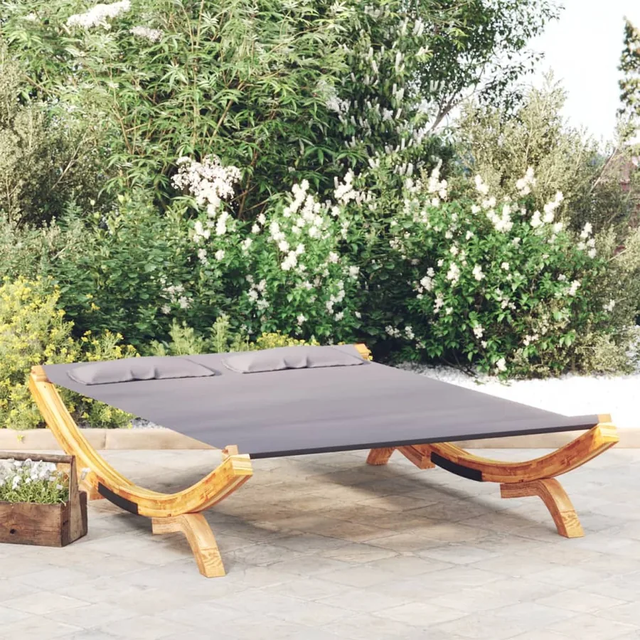 Outdoor daybed 165x188.5x46 cm Bentwood Anthracite