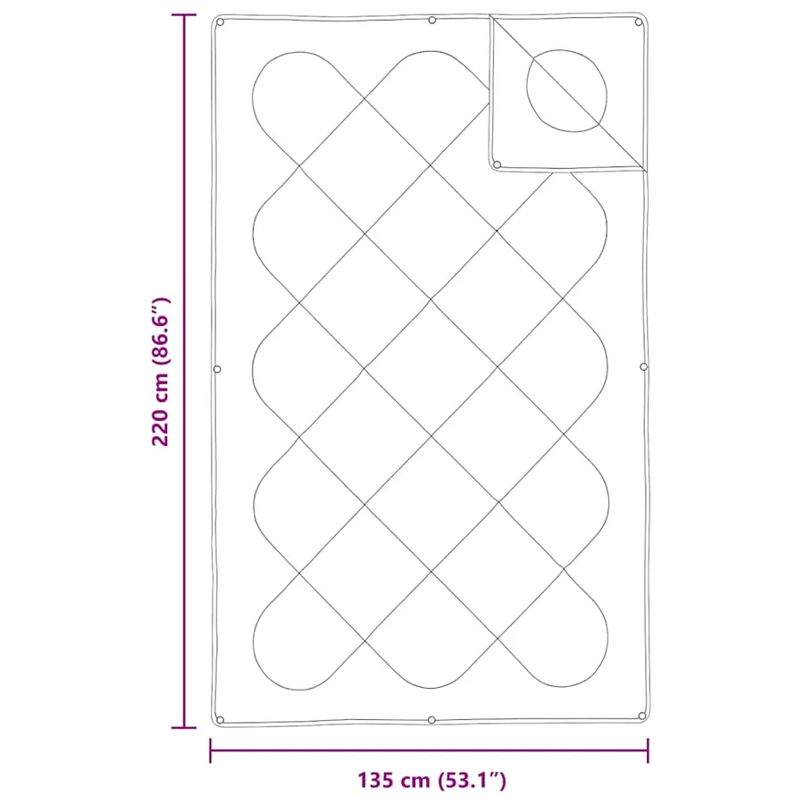 Duvet 2-en-1 Blanc 220 x 135 x 8 cm Polyester - 10