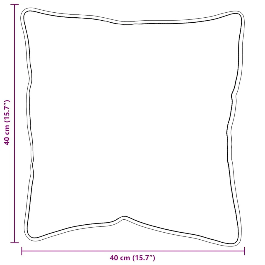 Oreiller avec oreiller 2 pcs Blanc 41 x 40 x 20 cm Polyester - 8