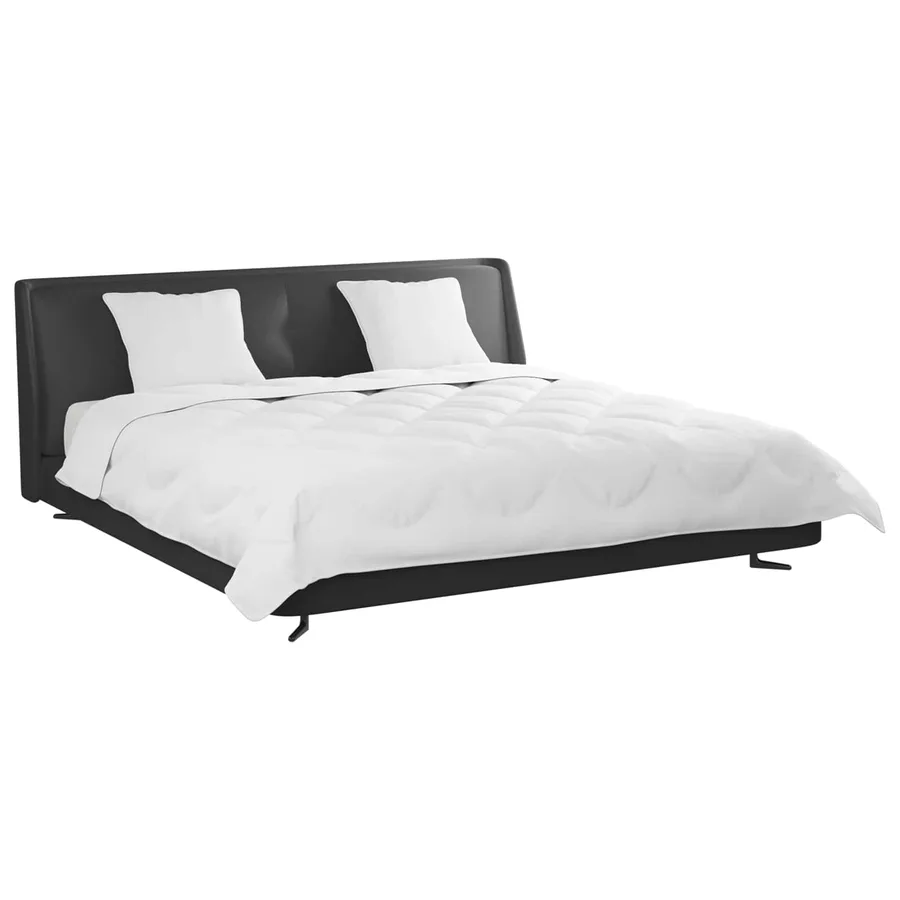 Ensemble de Duvet 3 pcs Blanc Microfibre et Plumes D'oie - 3