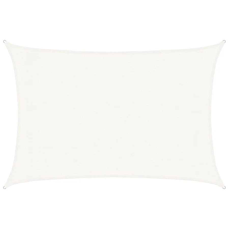 Voile d'ombrage 160 g/m² Blanc 3x5 m PEHD - 2