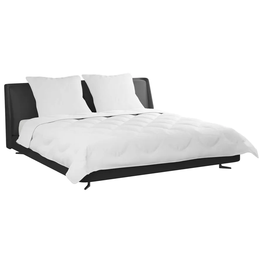 Couette avec oreiller 3 pcs Blanc Microfibre - 3