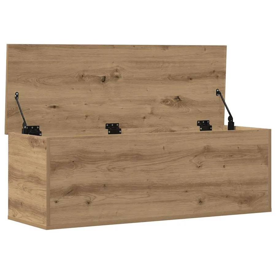 Boîte de Rangement Chêne artisanal 102 x 35 x 35 cm - 5