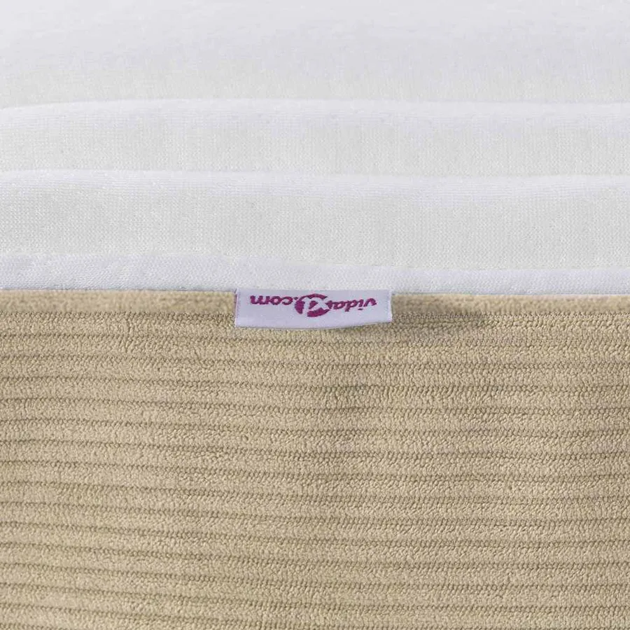Matelas de Lit avec matelas Sauge 120 x 190 cm tissu - 7