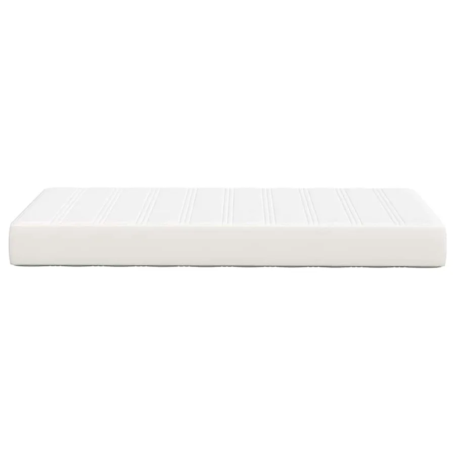 Matelas de Lit avec matelas Crème 90 x 200 cm tissu - 5
