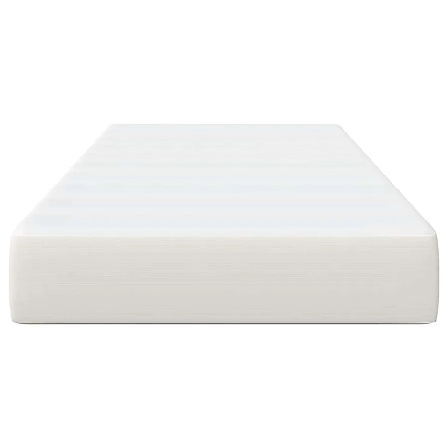 Matelas de Lit avec matelas Crème 90 x 200 cm tissu - 6