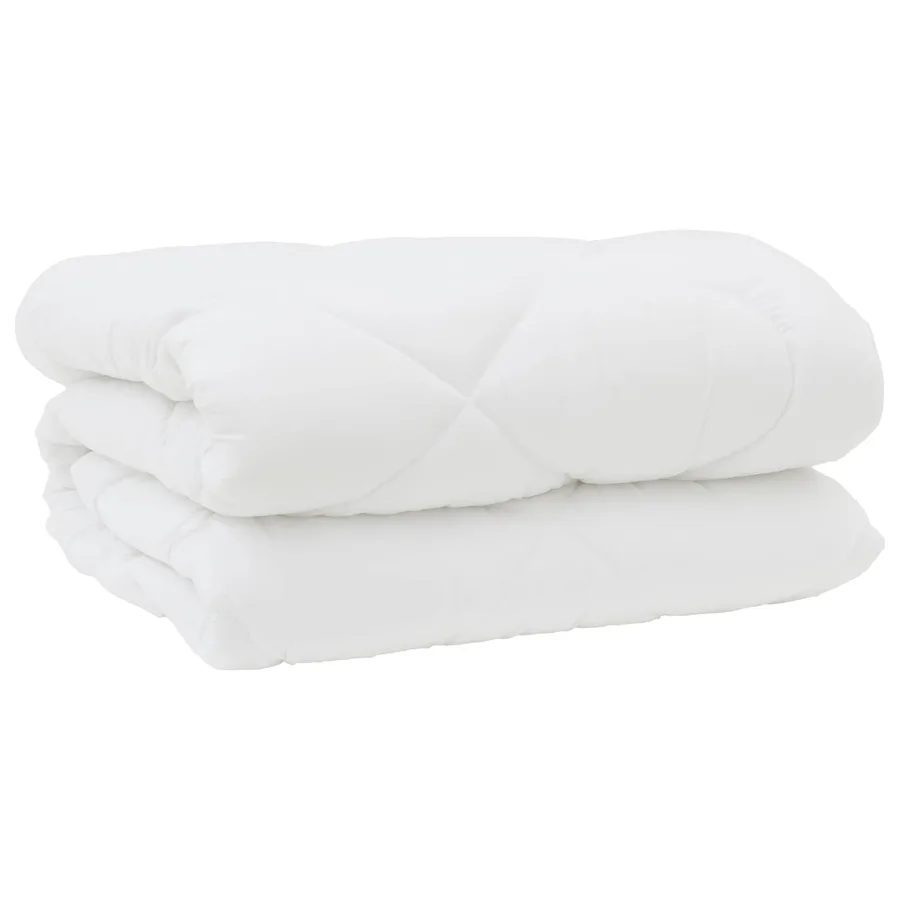 Duvet d'hiver avec oreiller 3 pcs Blanc Microfibre - 4