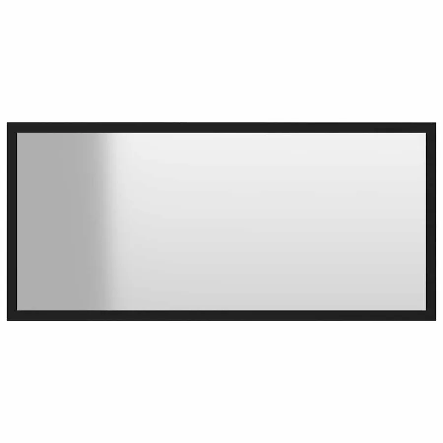 Ensemble de meubles salle de bain 2 pcs noir bois d'ingénierie - 8