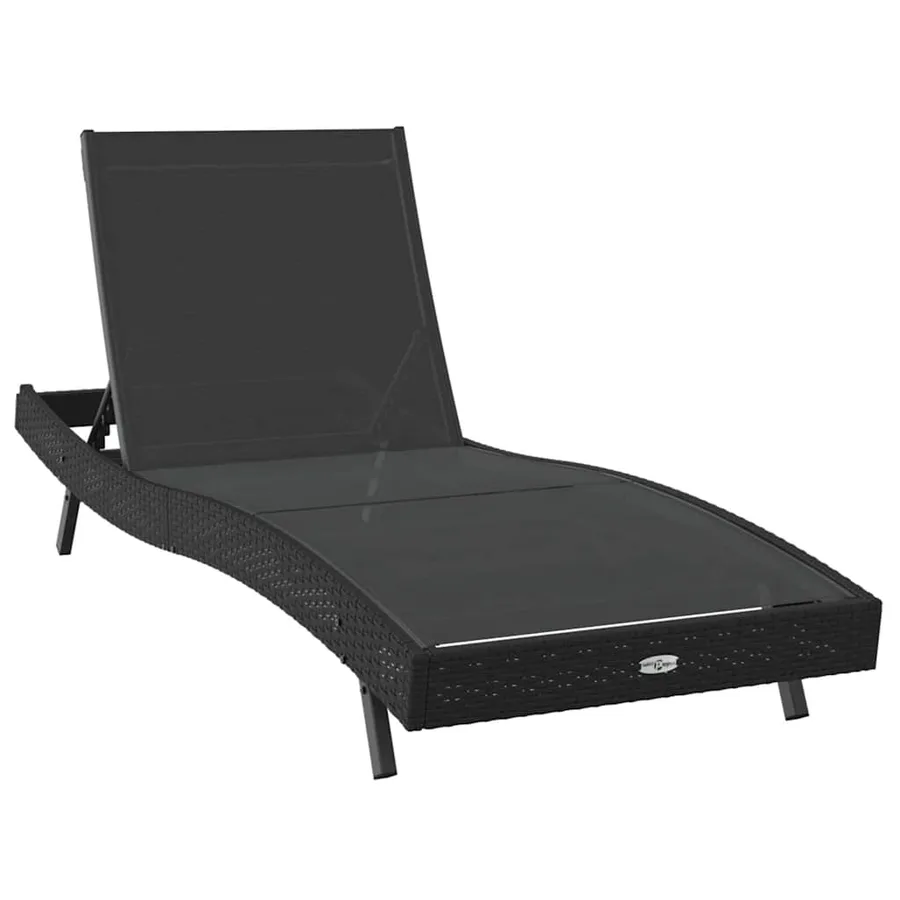 Transat Noir 197 x 70 x 82 cm polyrotin - 2