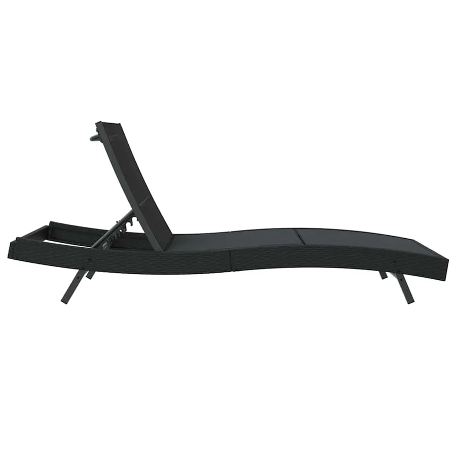 Transat Noir 197 x 70 x 82 cm polyrotin - 6