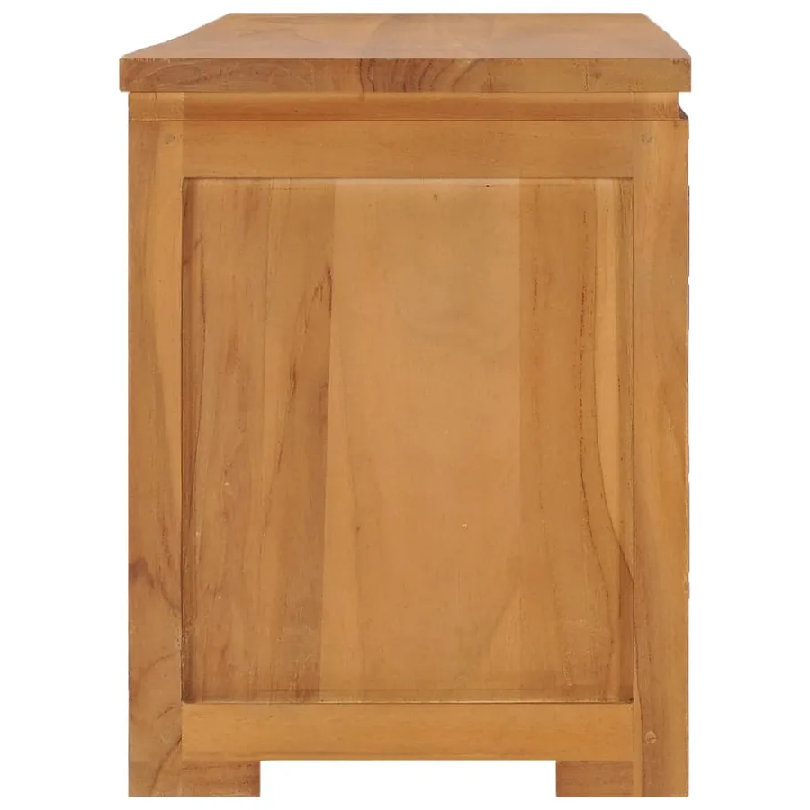 Meuble TV 110x30x40 cm Bois de teck massif - 3