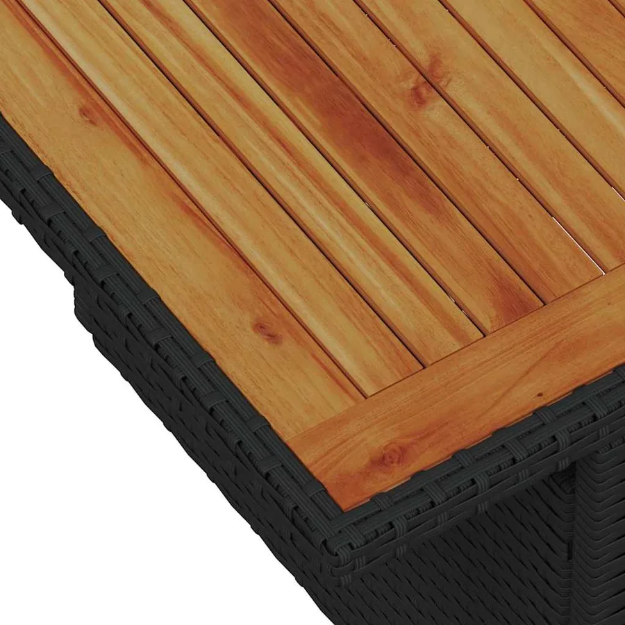 Ensemble de canapé de jardin avec coussin 6 pcs Noir - 9