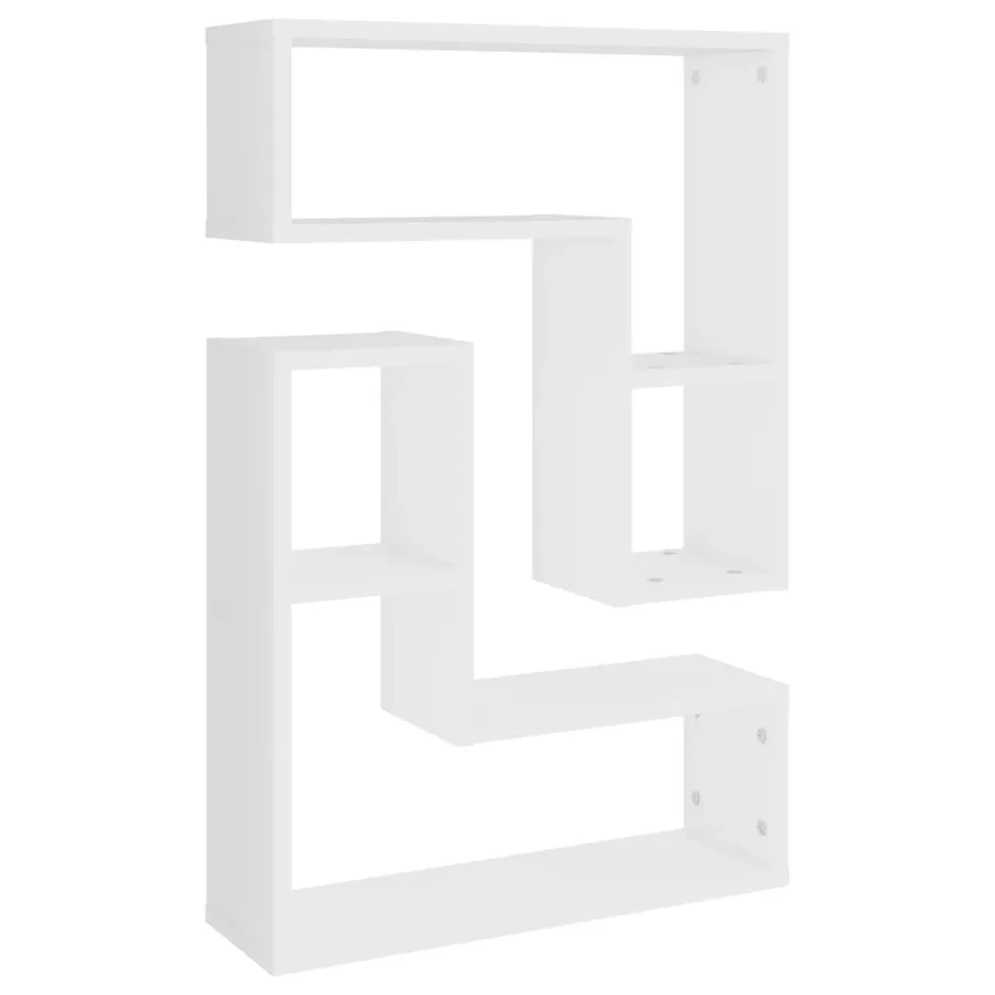 Étagères murales 2 pcs blanc 50x15x50 cm bois d'ingénierie - 2
