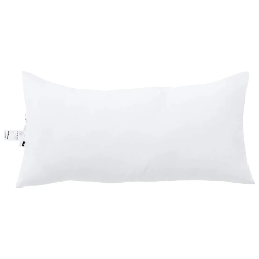 Oreiller avec oreiller 2 pcs Blanc 81 x 42 x 20 cm Polyester - 2