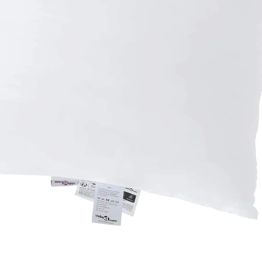 Oreiller avec oreiller 2 pcs Blanc 81 x 42 x 20 cm Polyester - 9