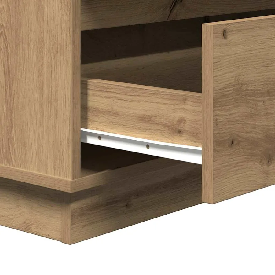 Cabinet de chevet Chêne artisanal 71 x 34,5 x 75 cm - 12