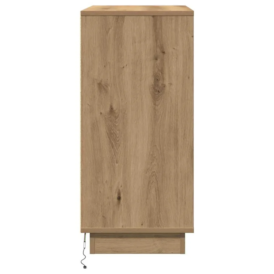 Cabinet de chevet Chêne artisanal 71 x 34,5 x 75 cm - 9