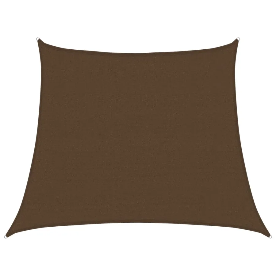 Voile d'ombrage 160 g/m² Marron 3/4x3 m PEHD - 2