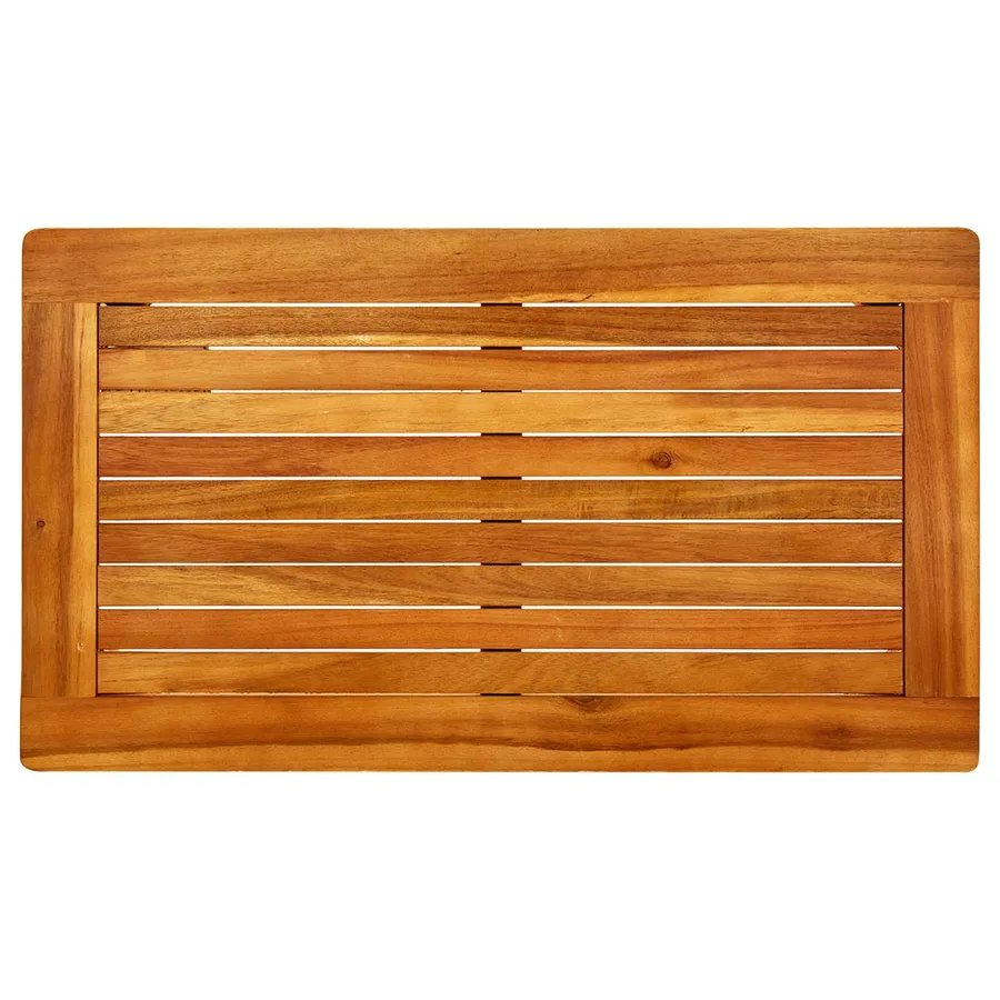 Table basse de jardin 70x40x36 cm Bois solide d'acacia - 4