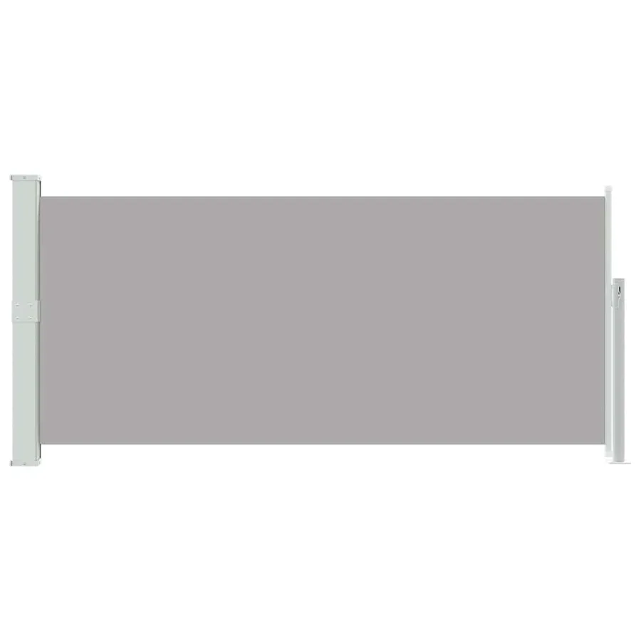 Auvent latéral rétractable 140 x 300 cm Gris - 4