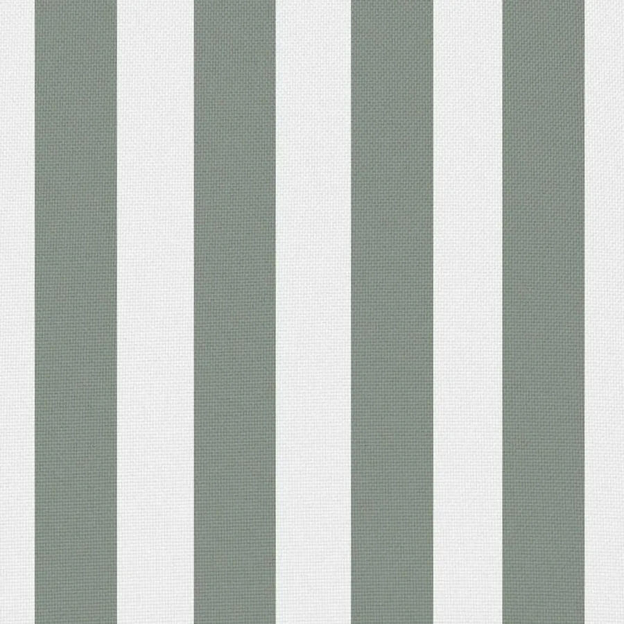 Oreiller d'extérieur lot de 4 Impression rayure 45 x 45 cm Gris - 5