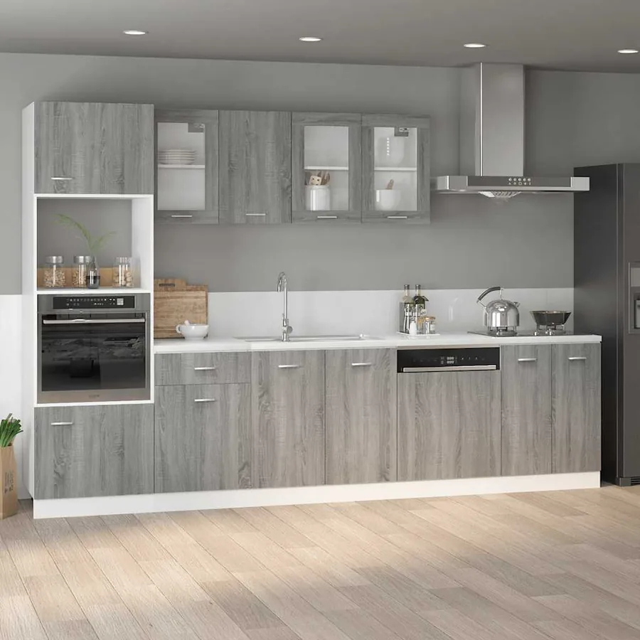 Meuble bas "Lyon" Gris Sonoma 60 x 46 x 81,5 cm Bois d'ingénierie