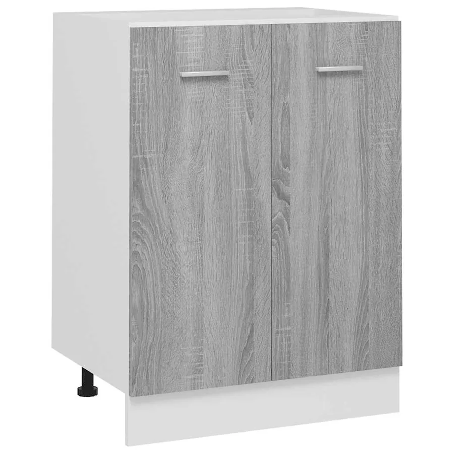Meuble bas "Lyon" Gris Sonoma 60 x 46 x 81,5 cm Bois d'ingénierie - 2