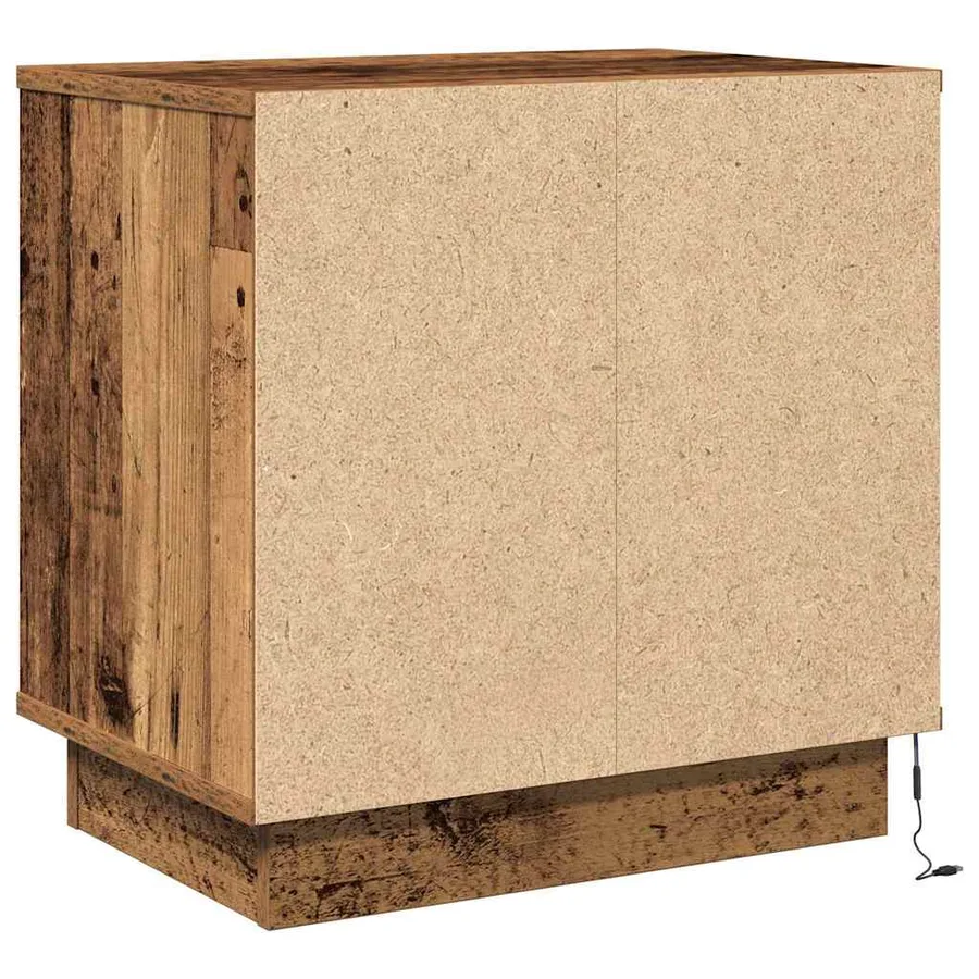 Cabinet de chevet 2 pcs Bois ancien 50 x 34,5 x 50 cm. - 10
