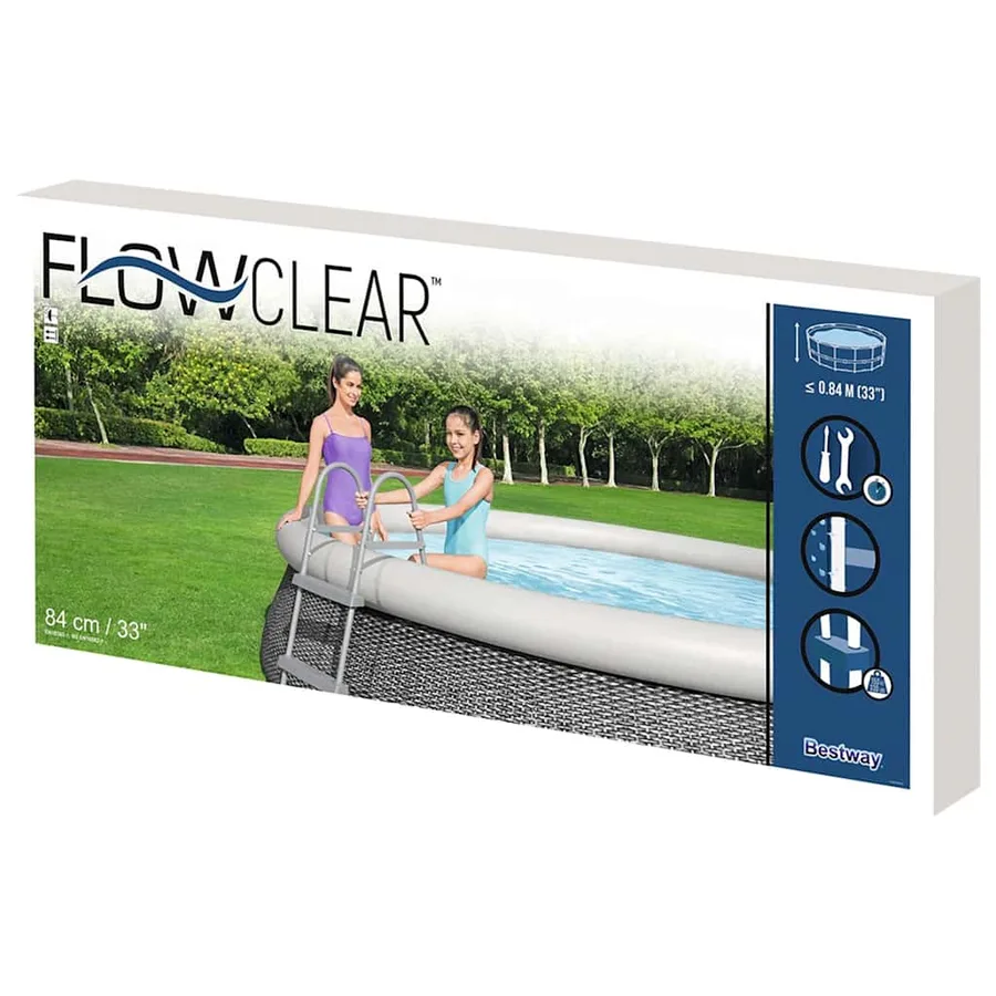 Bestway Échelle de piscine à 2 marches Flowclear 84 cm - 8