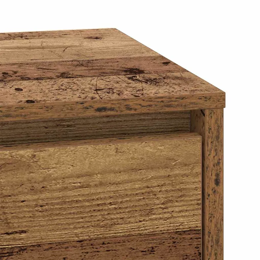 Cabinet de chevet avec tiroir Bois ancien 39 x 34,5 x 50 cm - 10