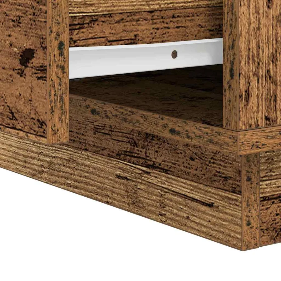 Cabinet de chevet avec tiroir Bois ancien 39 x 34,5 x 50 cm - 12